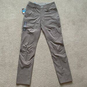 KUHL Silencr Rogue Pant 30x34 Tapered Fit Ripstop Stretch Storm Khaki Beige NWT
